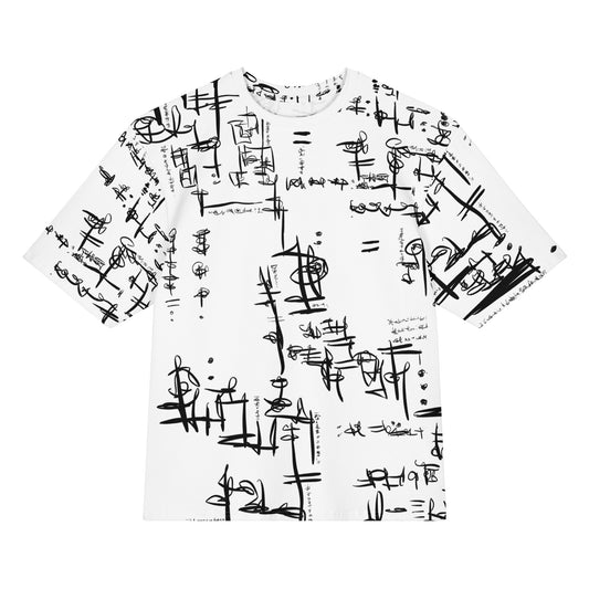White oversized cotton t-shirt — NAIVISTA WHITE collection