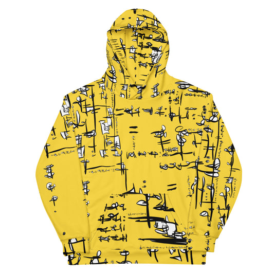 Yellow unisex hoodie — NAIVISTA YELLOW collection